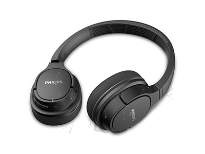 Fones de ouvido esportivos wireless SH402 com almofadas auriculares que refrescam