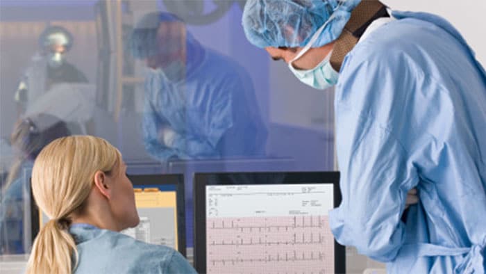 Fluxo de trabalho do ECG