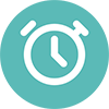 Ícone de cronômetro que simboliza o tempo perdido
