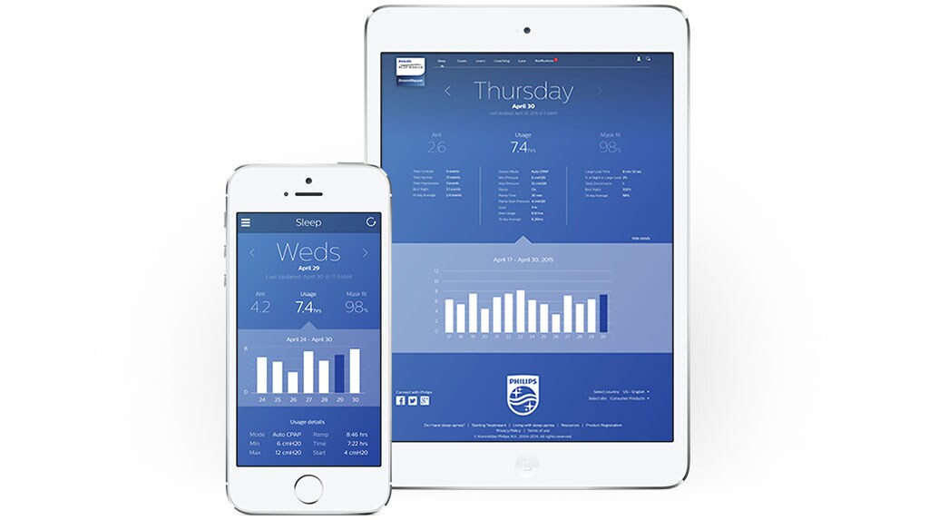 App DreamMapper para iPhone e Android | Philips