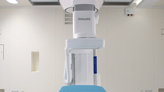 Azurion 7 C20 com FlexArm da Philips para radiologia intervencionista