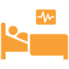 Hospital bed icon