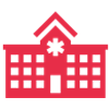 Hospital building icon