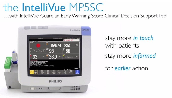 Decrease treatment delays with the IntelliVue MP5SC Monitor