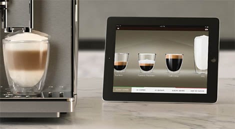 Aplicativo inteligente de café da Saeco (2014)