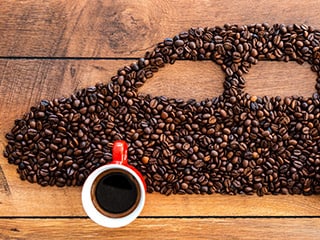O café pode ser usado como combustível de um carro