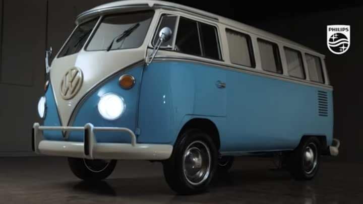 car lights video image