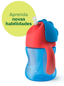 Copos para crianças com canudos Philips Avent de 9 meses e 12 meses