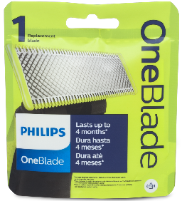 Saiba mais sobre a lâmina refil OneBlade 