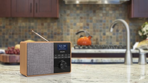 Rádio Philips, áudio portátil, rádio Bluetooth, rádio DAB