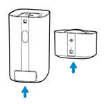 Caixas acústicas surround wireless sob demanda E5 Fidelio