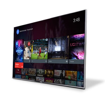 Painel de aplicativos da Smart TV Philips