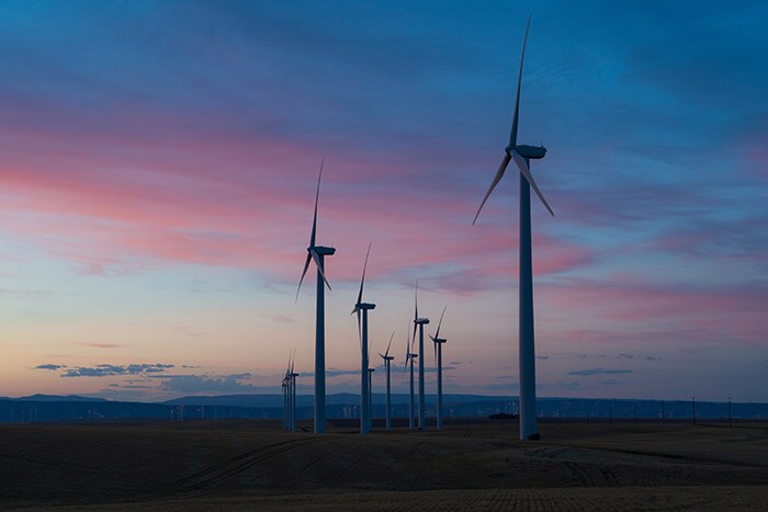 Download image (.jpg) (opens in a new window) Wind park in the USA